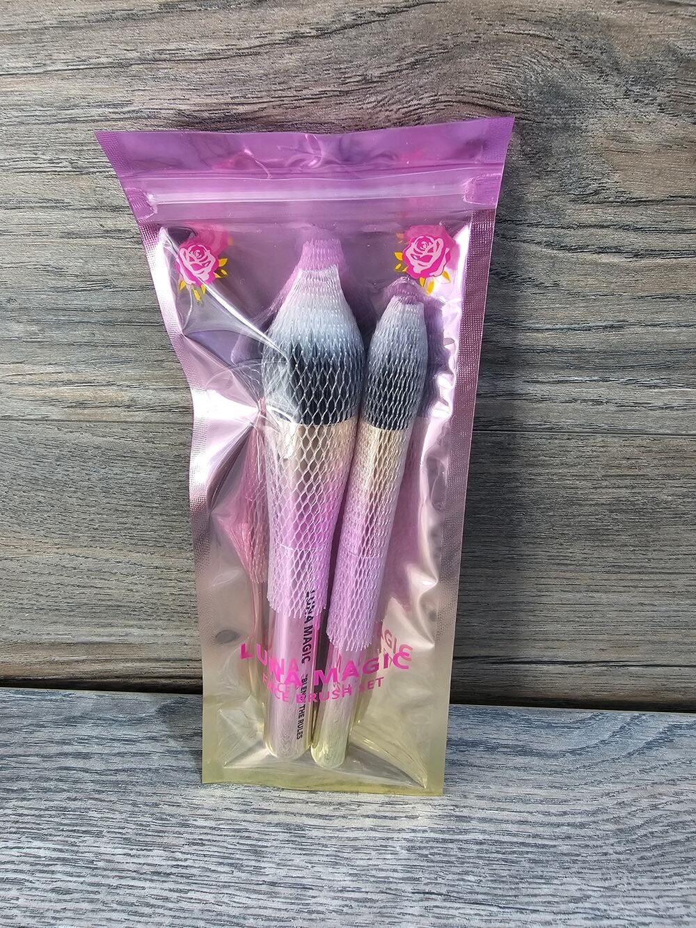 Luna Magic 2 Piece Face Brush Set Glow Up And Blend The Rules